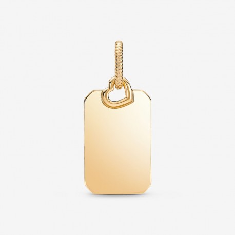Colgante Pandora Etiqueta Rectangular Grabable