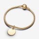 Charm Pandora Colgante Grabable Etiqueta Redonda