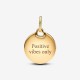 Charm Pandora Colgante Grabable Etiqueta Redonda