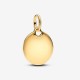 Charm Pandora Colgante Grabable Etiqueta Redonda