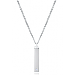Collar Cadena y Colgante Viceroy Acero y Diamante