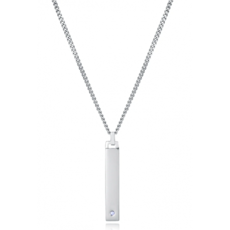 Collar Cadena y Colgante Viceroy Acero y Diamante