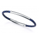 Pulsera de Acero VICEROY Piel Azul
