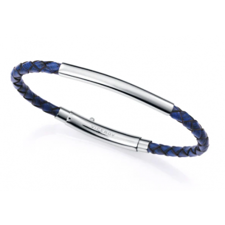 Pulsera de Acero VICEROY Piel Azul