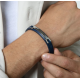 Pulsera de Acero VICEROY Piel Azul