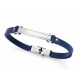 Pulsera de Acero VICEROY Piel Azul