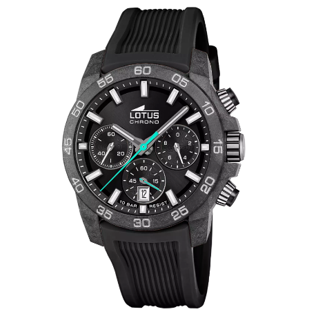 Reloj Lotus Crono Hombre Correa Caucho