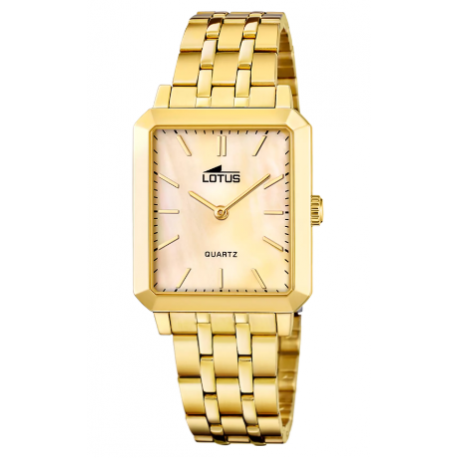 Reloj Lotus Sra SQUARE SERIES Beige