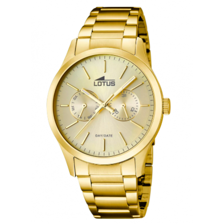 Reloj Lotus MINIMALIST Chapado Beige
