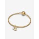 Charm Pandora Colgante Doble Corazón Brillante