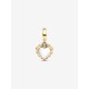 Charm Pandora Colgante Doble Corazón Brillante