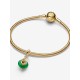 Charm Pandora Colgante Serpiente Verde de Cristal de Murano