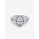 Anillo Pandora Halo Ovalado Brillante