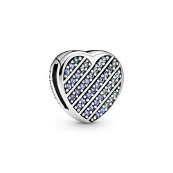 Charm Pandora Reflexions Corazón Azul en Pavé