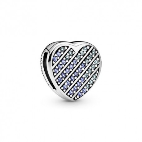 Charm Pandora Reflexions Corazón Azul en Pavé
