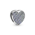 Charm Pandora Reflexions Corazón Azul en Pavé