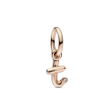 Charm Pandora Letra Minúscula T