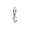 Charm Pandora Letra Minúscula T
