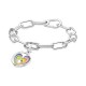 Charm Colgante Pandora ME Medallón Corazón Arcoiris de Libertad