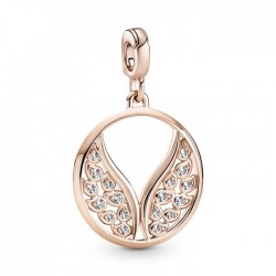 Charm Colgante Pandora ME Medallón Alas Ardientes Rose