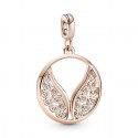 Charm Colgante Pandora ME Medallón Alas Ardientes Rose