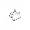 Charm Placa para Collar de Mascota Huella