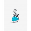 Charm Colgante Pandora Ballena Color Turquesa