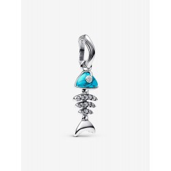 Charm Colgante Pandora Espina Pez Color Turquesa