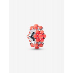Charm Pandora Océano de Color Coral