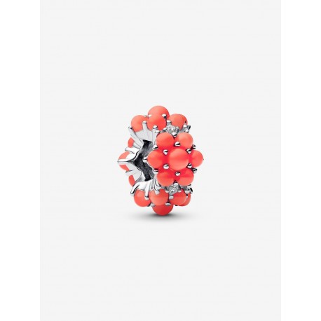 Charm Pandora Océano de Color Coral