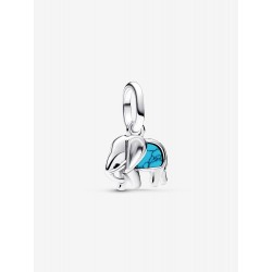 Charm MIni Colgante Pandora Elefante Azul Turquesa