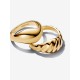 Anillo Pandora Combinables Ondulados
