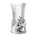 Jarrón de Plata y Cristal
