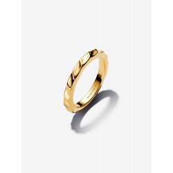 Anillo Pandora Banda Ondulada en Pavé