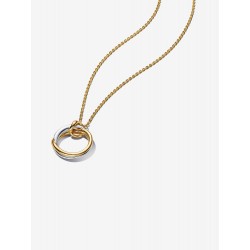Collar Pandora en Dos Tonos de Forma Orgánica