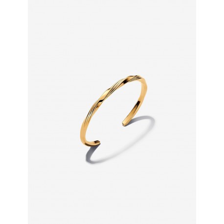 Pulsera Pandora Rígida Abierta Entrelazada