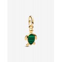 Charm Mini Colgante Tortuga Verde