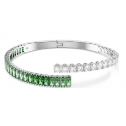 Pulsera Swarovski Matrix Verde y blanca