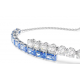 Pulsera Swarovski Matrix Azul y blanca