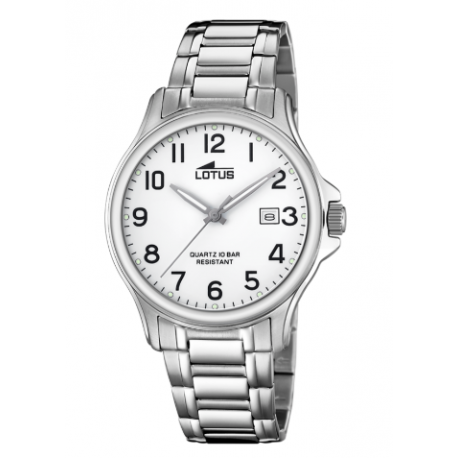 RELOJ LOTUS SR. CLASSIC STEEL BLANCO