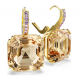 Pendientes Swarovski Millenia Marrón