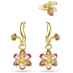 Pendientes Swarovski Idyllia Flor Multicolor