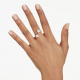 Anillo Swarovski abierto Mesmera