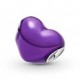 Charm Pandora Corazón Morado Metálico