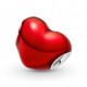 Charm Pandora Corazón RojoMetálico