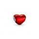 Charm Pandora Corazón RojoMetálico