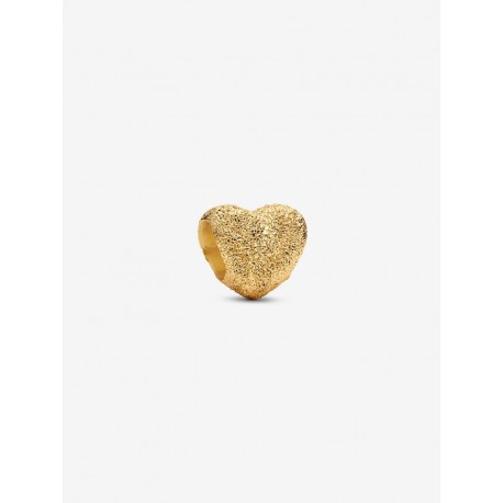 Charm Pandora Mini Corazón Textura Pavé