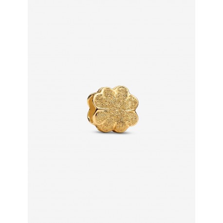 Charm Pandora Mini Trébol Textura Pavé